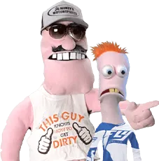Skip and Doug at Monty's Motorsports